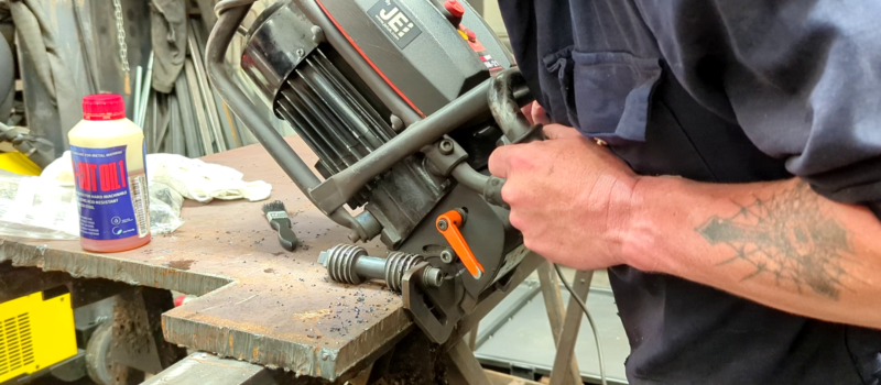 BM-21 PLATE BEVELLING DEMONSTRATION
