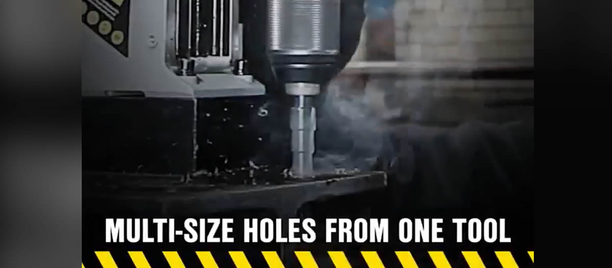 Multiple cutting sizes in a single tool