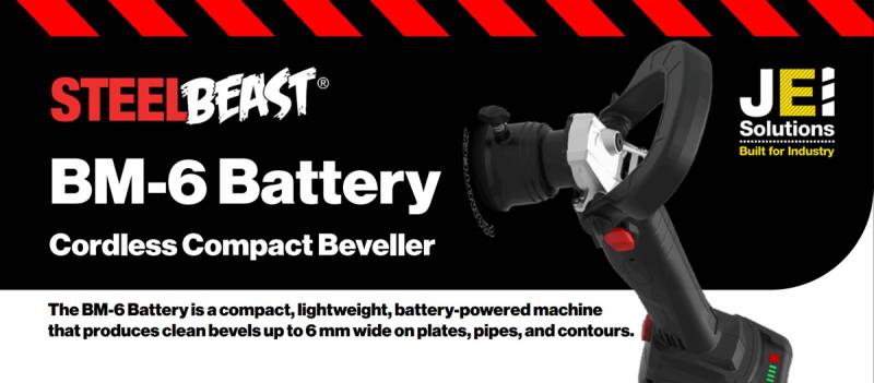 BM-6C Cordless Bevelling & Radius Machine