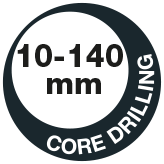 10-140mm Core Drilling