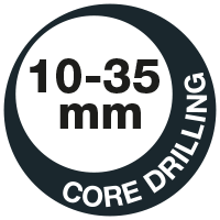 10-35mm Core Drilling