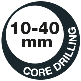 10-40mm Core Drilling