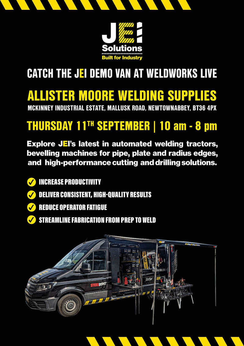 Catch The JEI Demonstration Van At Weldworks Live 2025 Catch The JEI Demonstration Van At Weldworks Live 2025