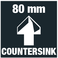 80mm countersink