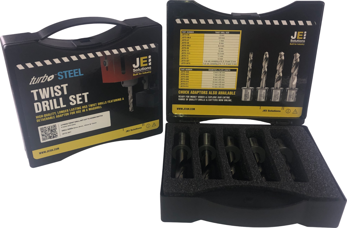 5 Piece Turbo™ Twist Drill Set